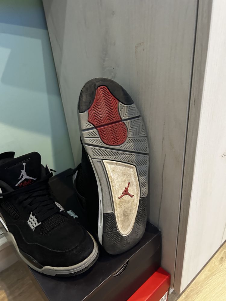 Jordan 4 retro black canvas