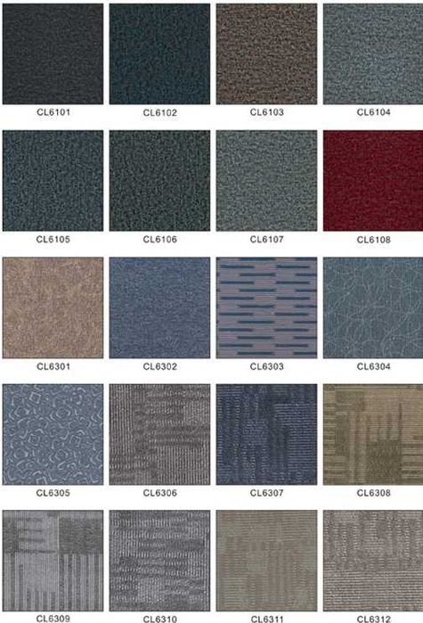 Самоклеящаяся ковровая плитка из ПВХ