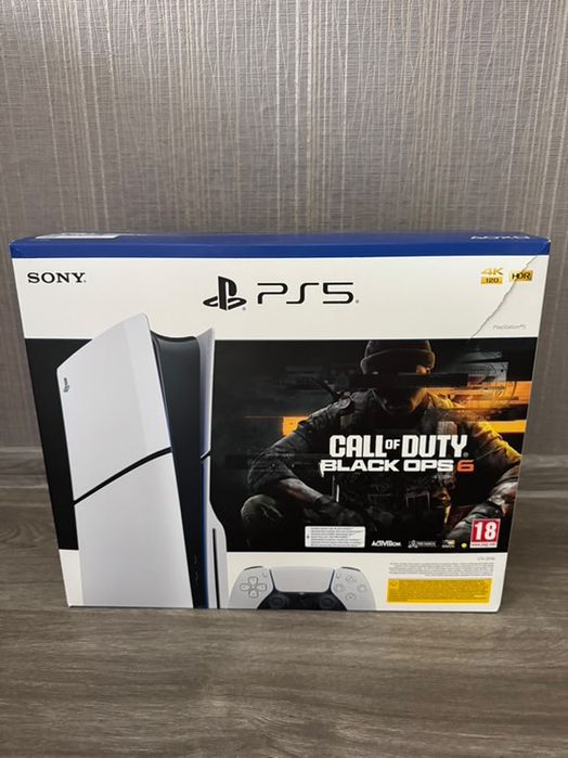 PS5 Slim 1TB + 3 игри