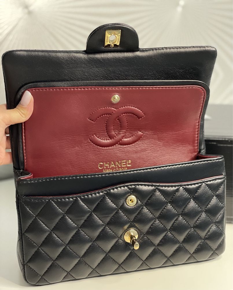 Geanta/Genti Chanel Medium Classic Double Flap Soft Piele Naturala