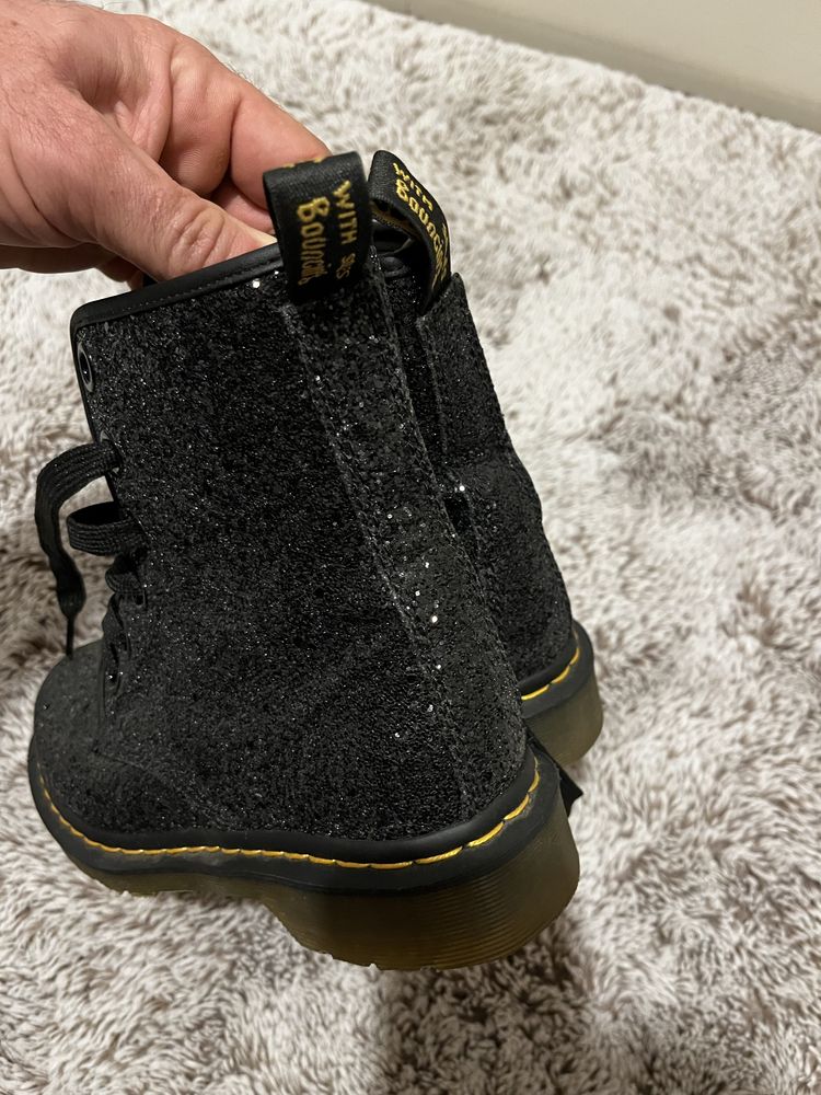 Dr.Martens Farrah Glitter-оригинални дамски боти