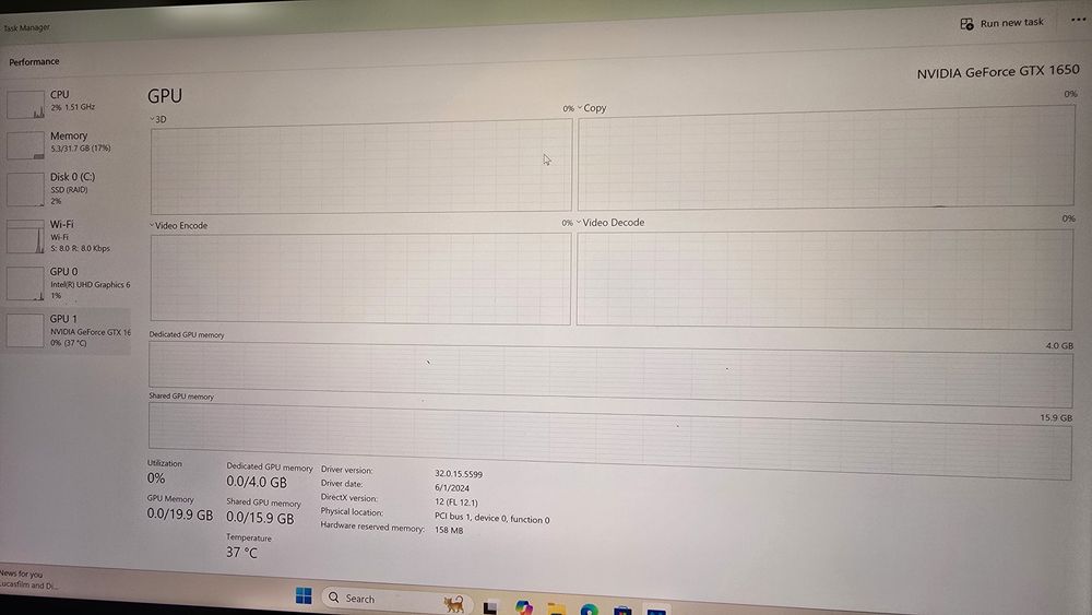 Dell xps 15 7590 4K touch i7-9750H 32GB RAM GTX1650 4GB 512gb ssd