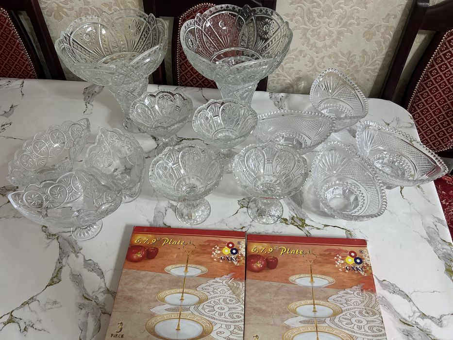 Конфетницы, этажерки, салатницы