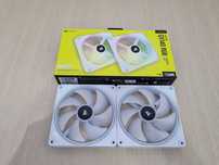 2x Ventilatoare Corsair iCue Link QX140 RGB Starter Kit