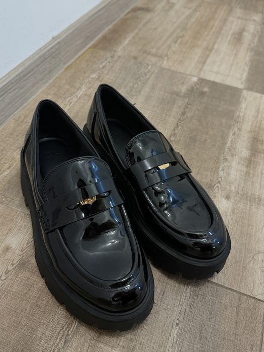 Черни мокасини Zara