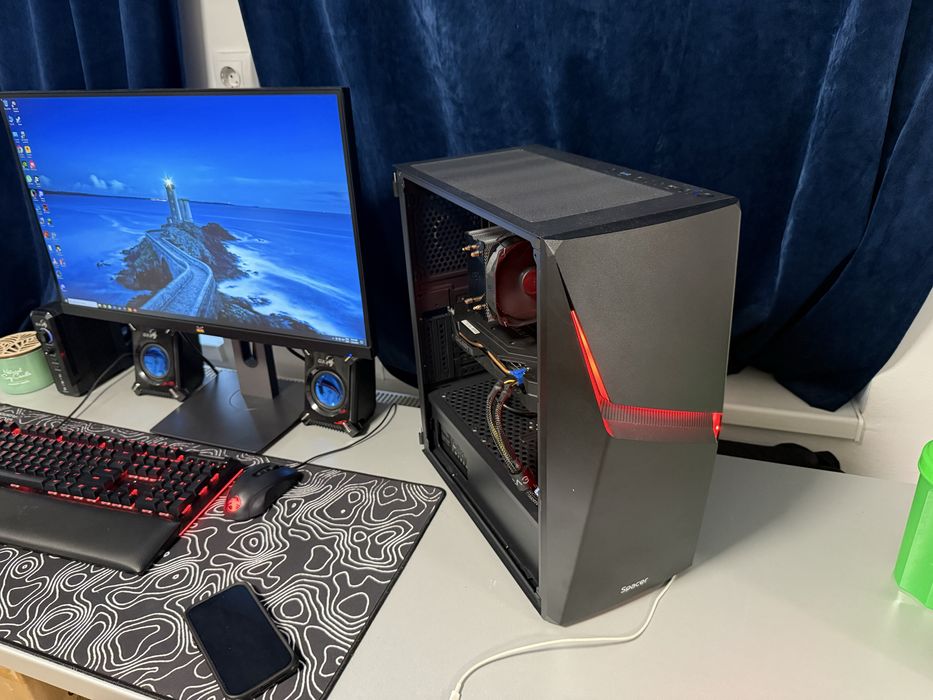 Vand Schimb Pc gaming i5 10-gen 16Gb Ram GTX 1060 6Gb SSD 512 RGB