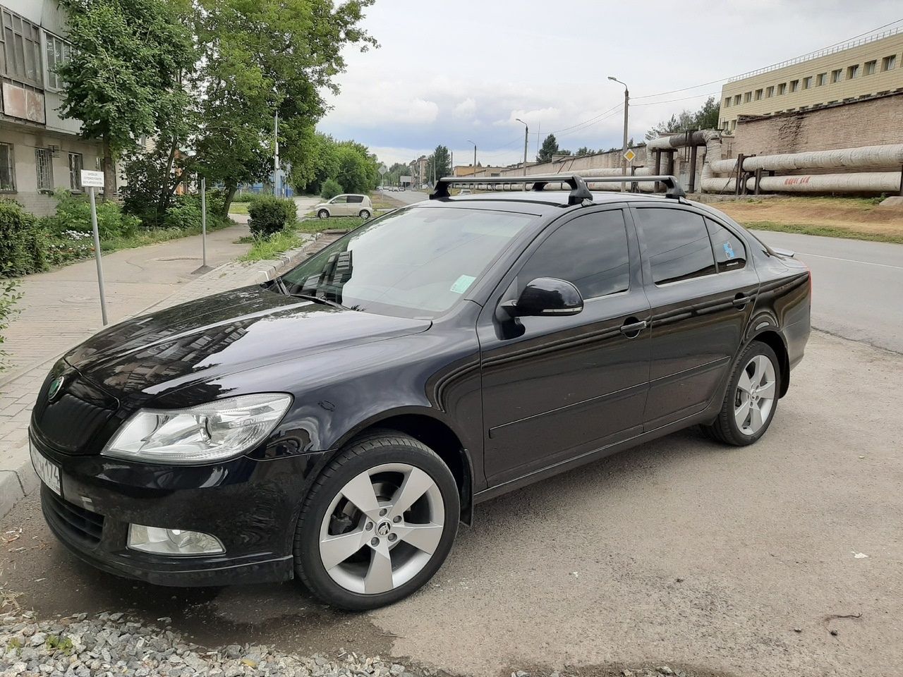 Skoda Octavia 2 Багажник за покрив (напречни греди, рейлинг, релси)