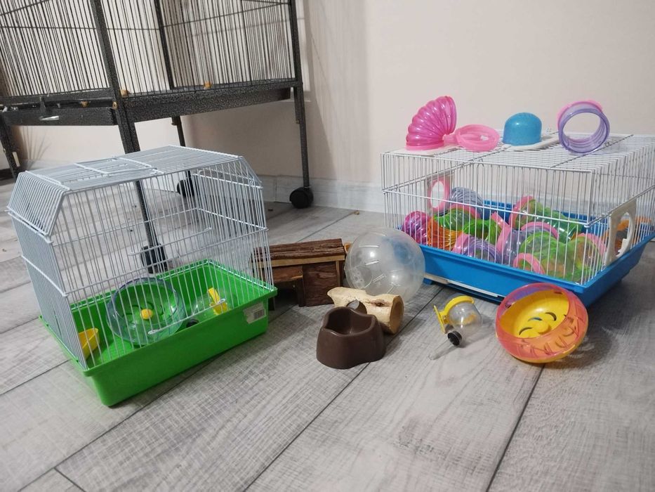 Cușcă hamster cu accesorii