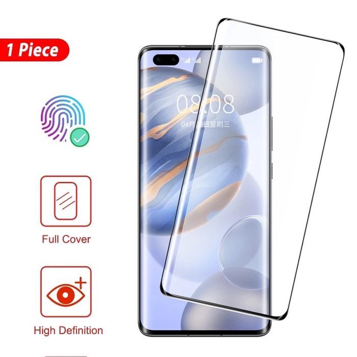 Folie sticla curbata 5D FULL GLUE Huawei P30 Pro, P40 Pro, Mate 40 Pro