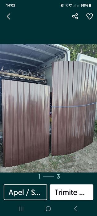 Tabla cutata pentru acoperiș