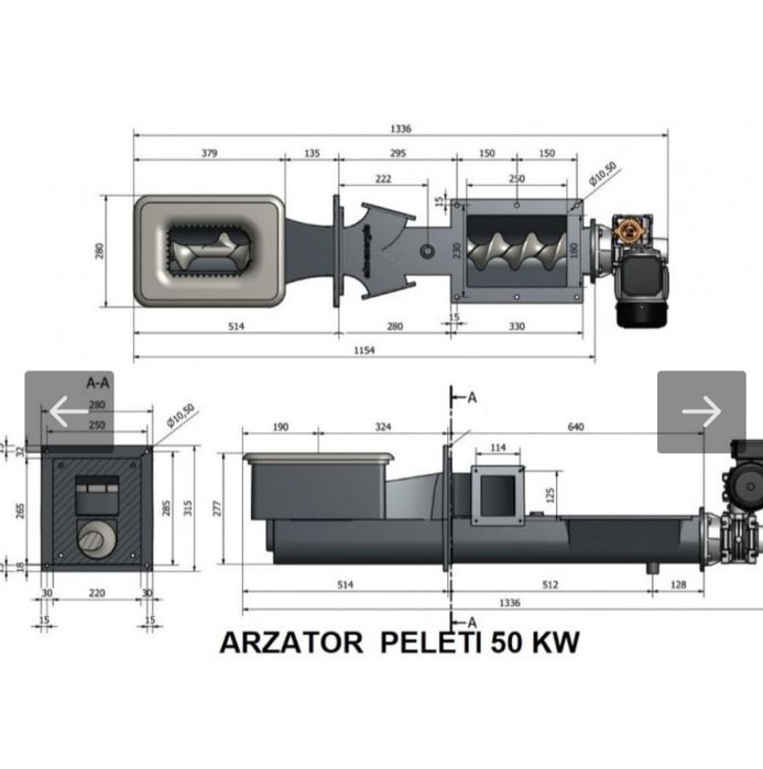 Роторна горелка Полша 35Kw