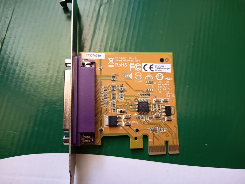Placa parallel port PCIex1 card