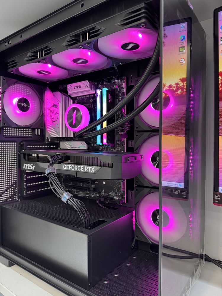 Calculator GAMING Ryzen 9800X3D, RTX 5070ti, 32GB,SSD 1tb, Factura Tva