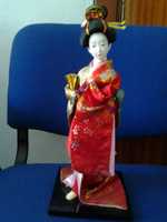кукла для взрослых японка гейша в шелковом кимоно