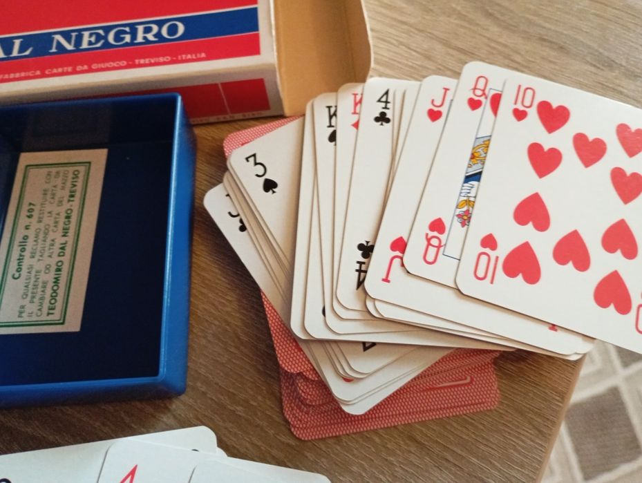 Set cărți de joc Dal Negro din 1971