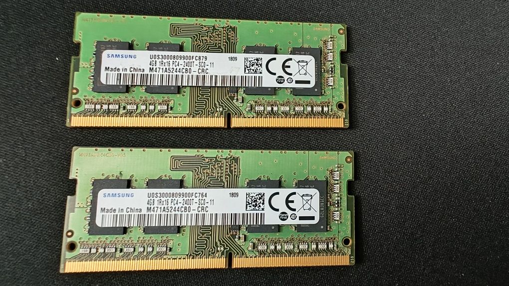 DDR 4  2400T - 2x4 Gb Samsung