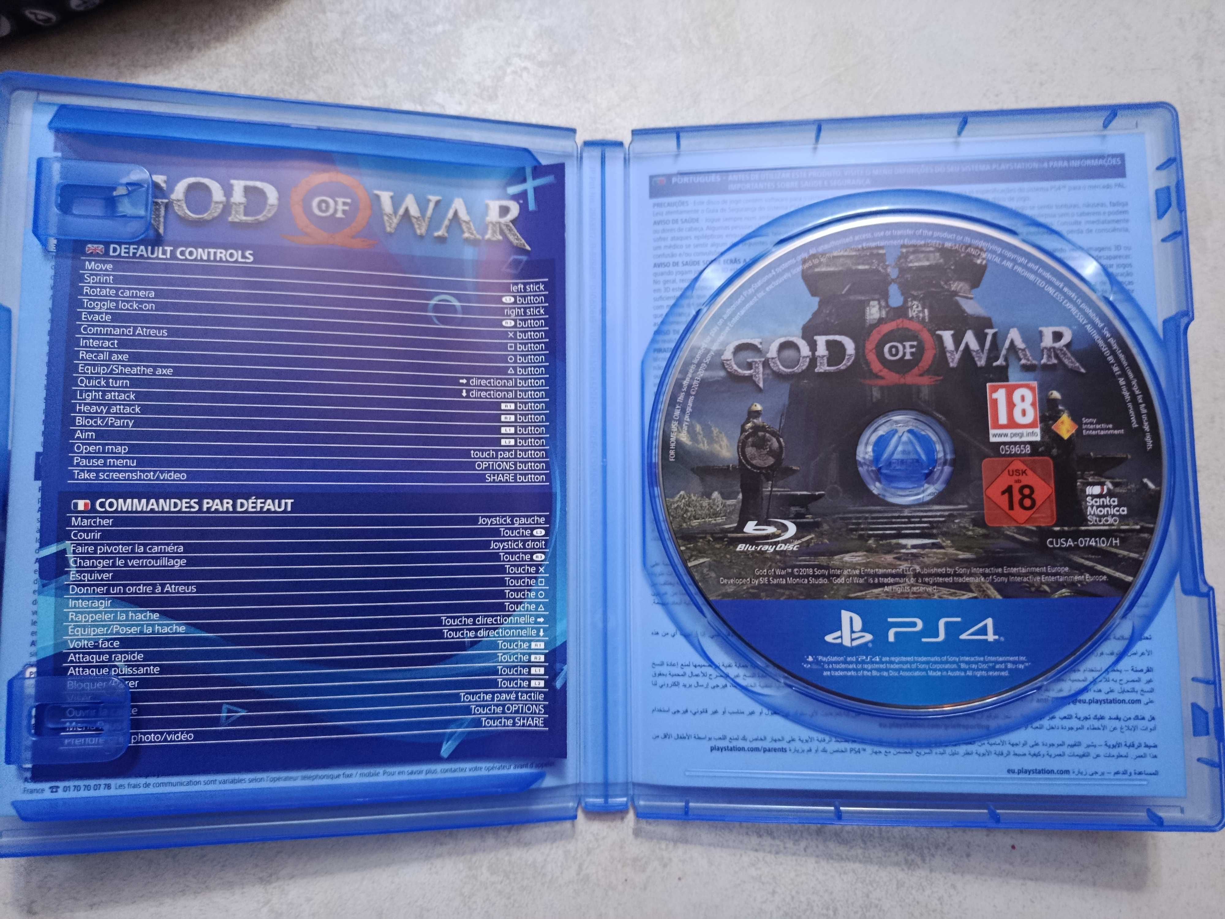 Диски (PS4) God of War 4, Matterfall, Ratchet and Clank