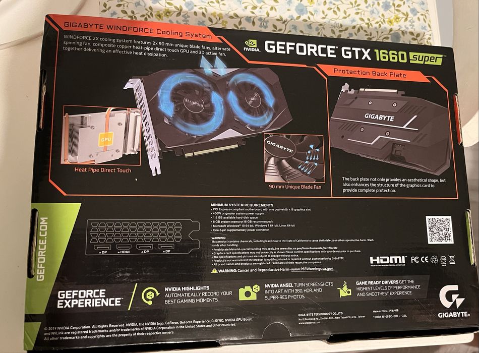 Placă Video GTX 1660 Super