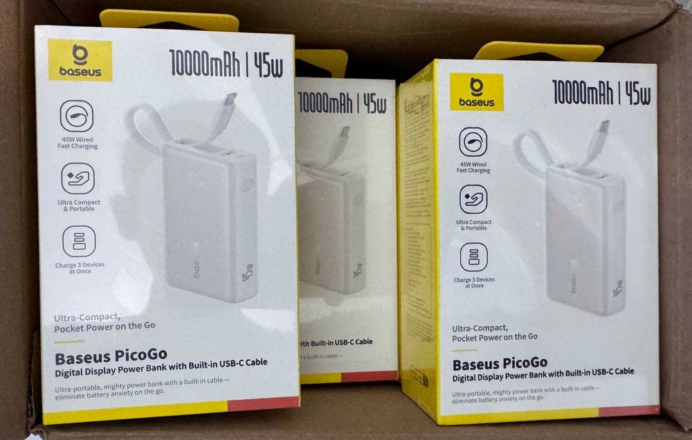 Baseus Power bank 10000mAh 45Wt Picogo White