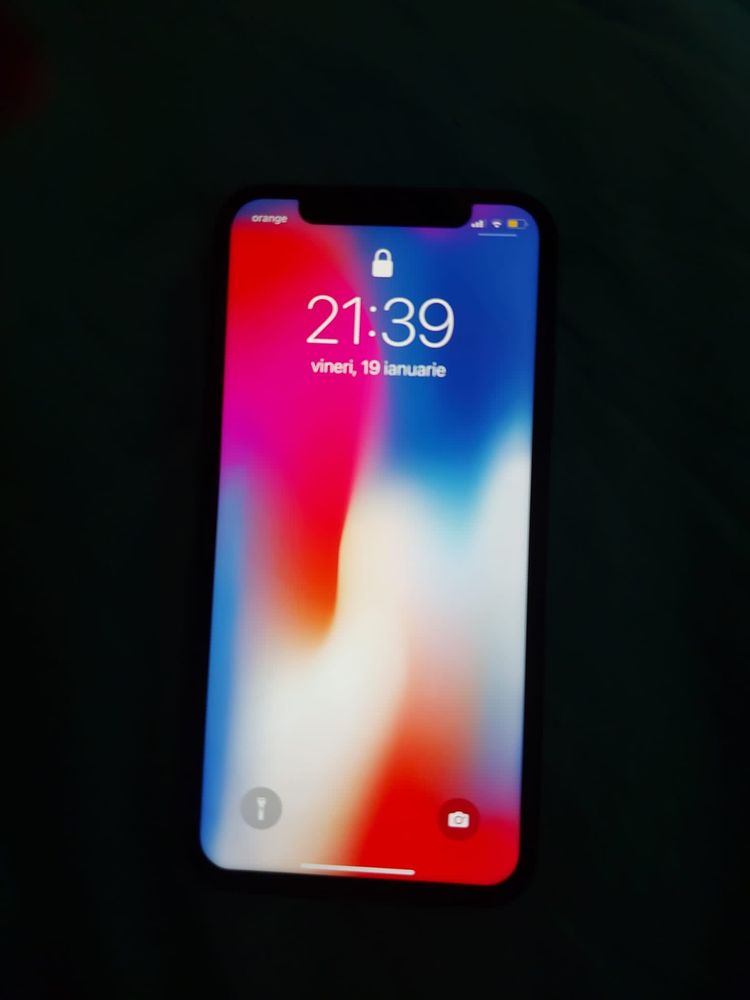 Iphone x negru lucios