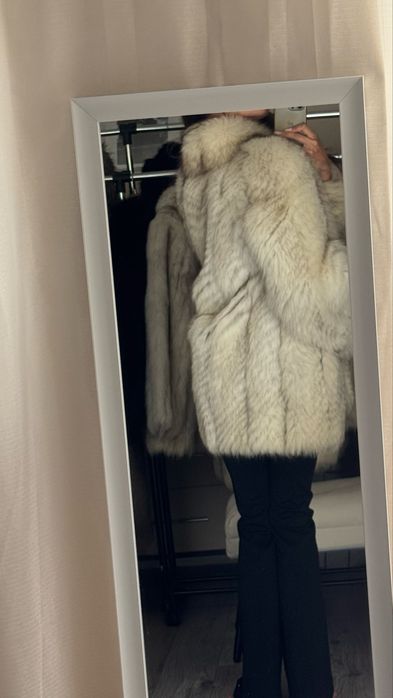 Blana naturala de vulpe polara