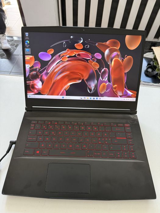 Msi GF65 Thin i5-10Gen Nvidia 3060 16GB Ram 144Hz 15.6