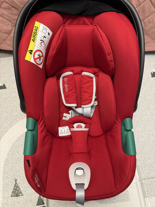 Scoica auto Cybex Silver ATON B2 I-SIZE Dynamic Red