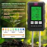 Tester de sol 6 in 1, cu display LCD, functii multiple, 49x40x222mm