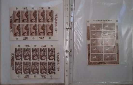 Почтовые марки Казахстана в листах