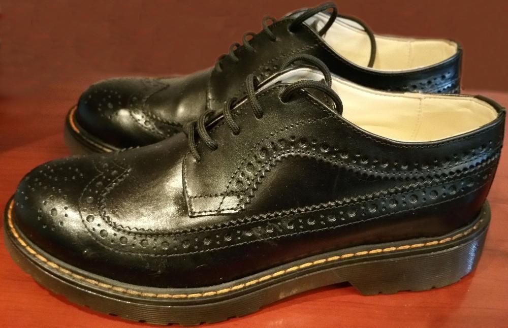 Pantofi noi piele naturala Made in Italy nr 37
