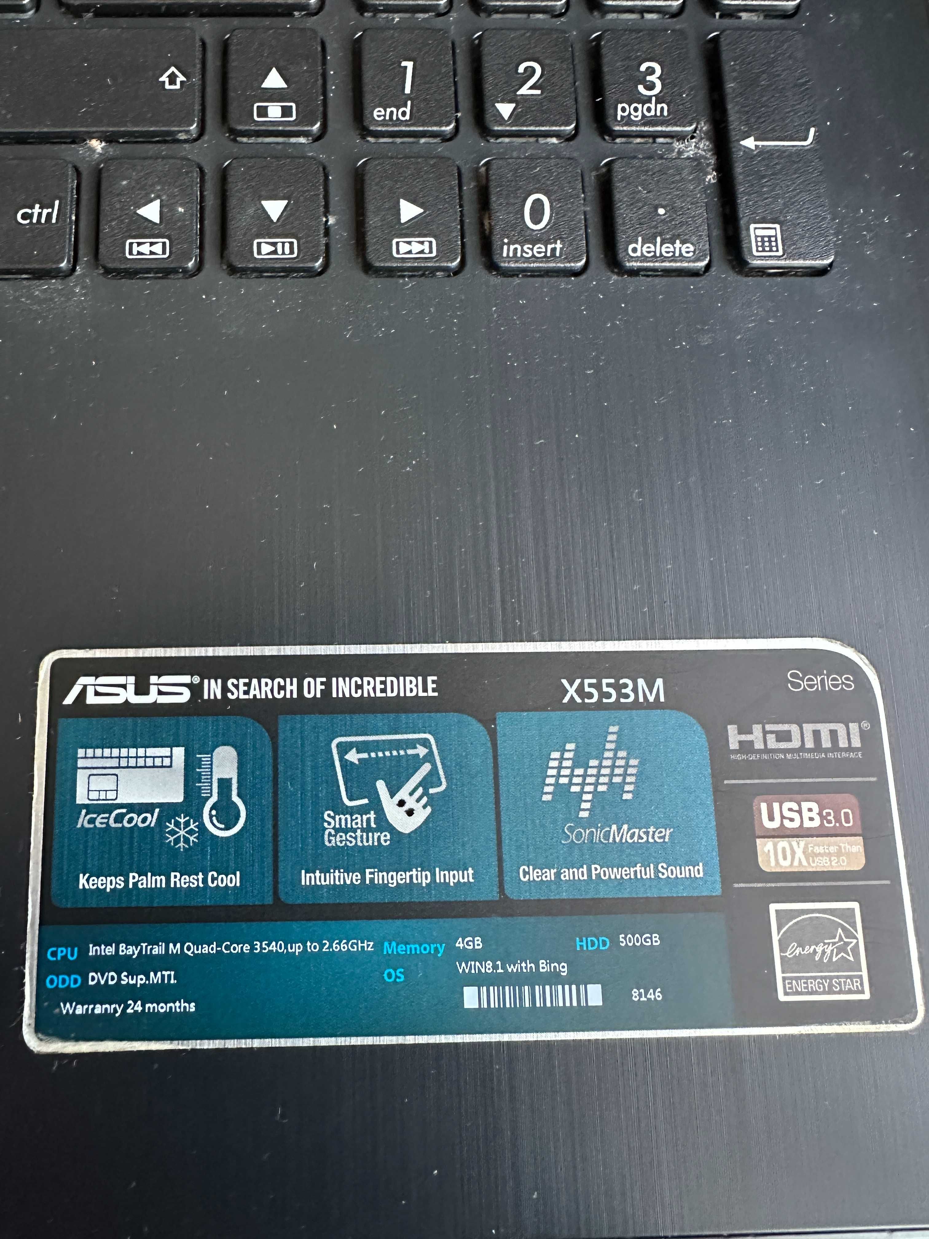 Продавам лаптоп Asus (Асус)