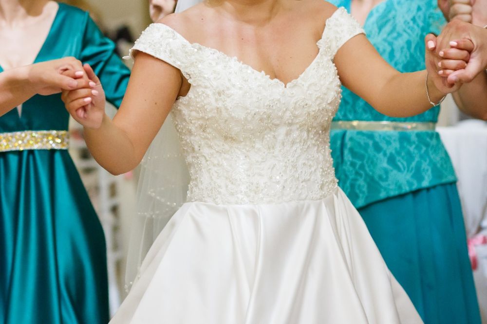 Rochie de mireasa Vladyan din tafta