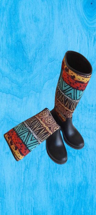 Ghete/cizme impermeabile foarte speciale, galotses, 37, multicolore