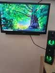 Televizor monitor Qled Samsung + boxe soundbar