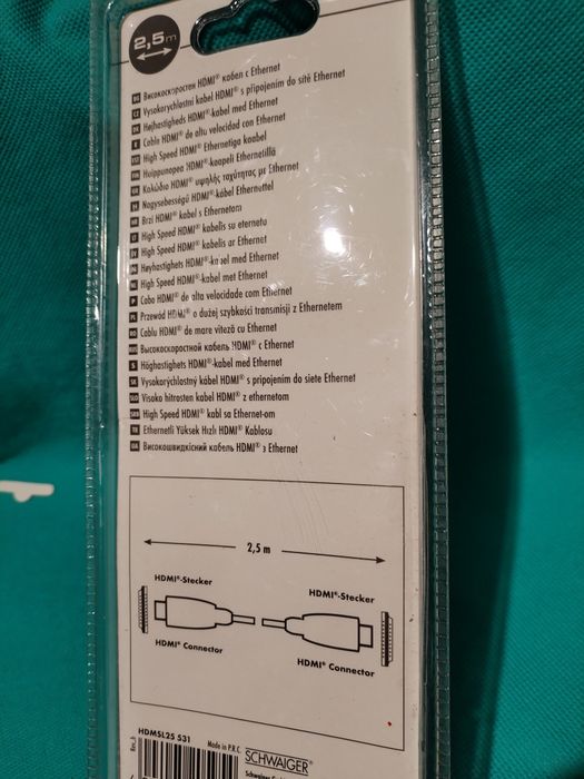 Cablu HDMI-SCHWAIGER de mare viteză