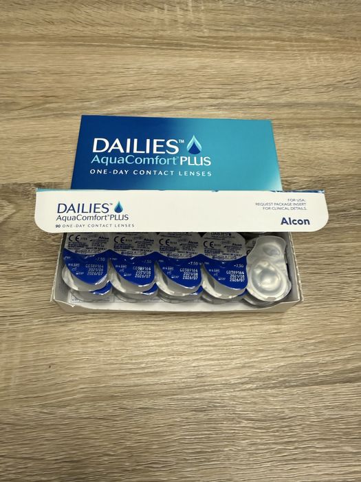 Lentile contact - Alcon Dailies AquaComfort PLUS, -7,50