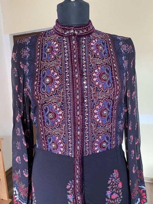 Rochie brodata Zara S (Guess, Calvin Klein)