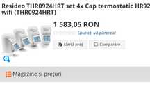 Resideo THR0924HRT set 4x Cap termostatic HR92 wifi (THR0924HRT)