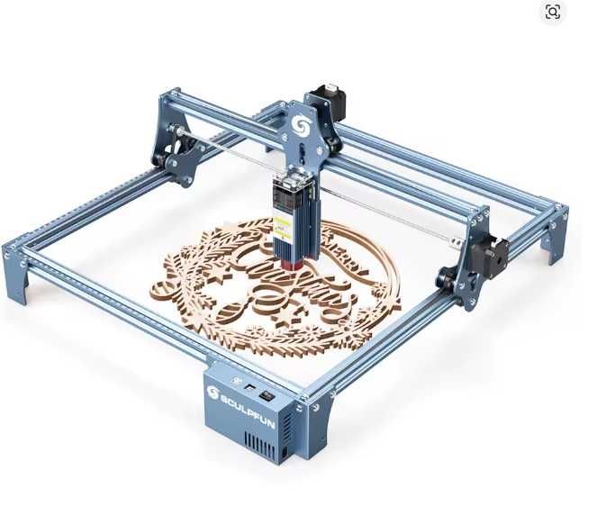 Masina de gravat S9, SCULPFUN, 90W, 410x420 mm, Blue, Garantie, NOU