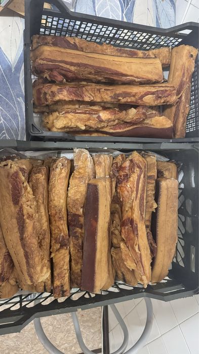 Копченное сало, домашнее