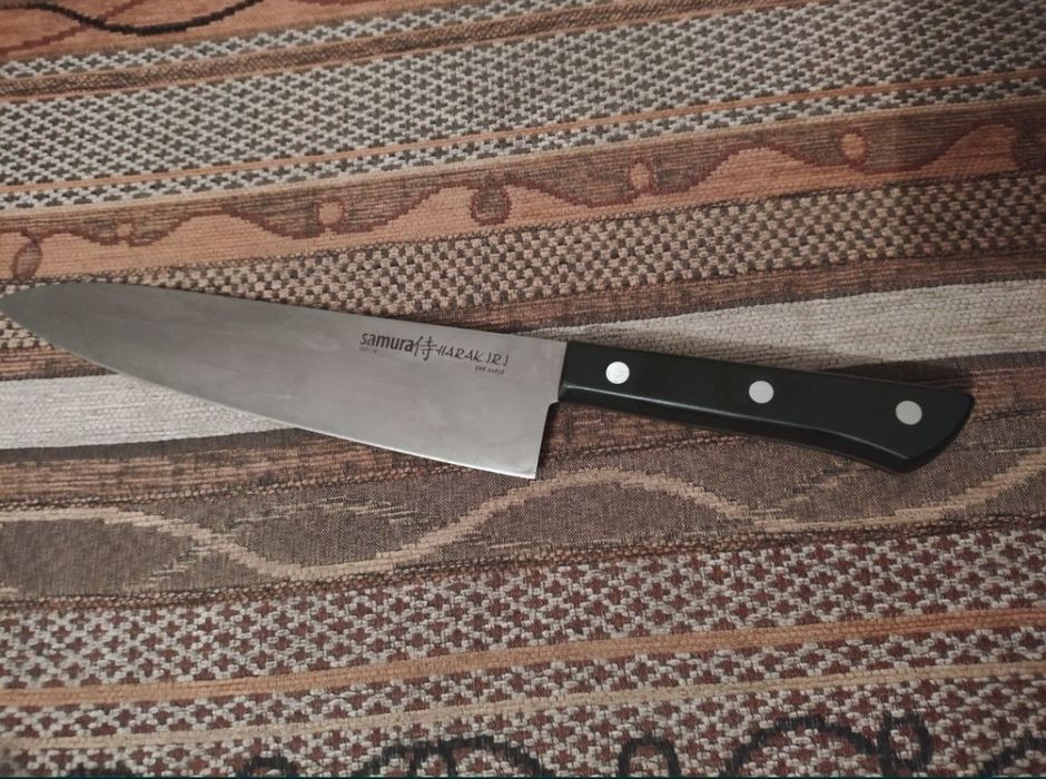 Нож Samura , керомически Мусат , Точильны камень