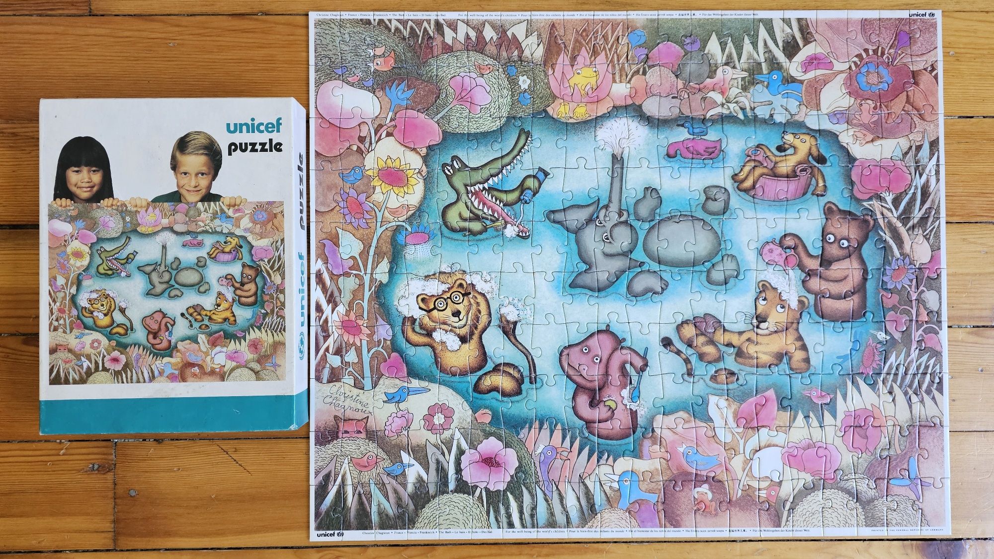 Рядък пъзел на Уницеф Unicef puzzle