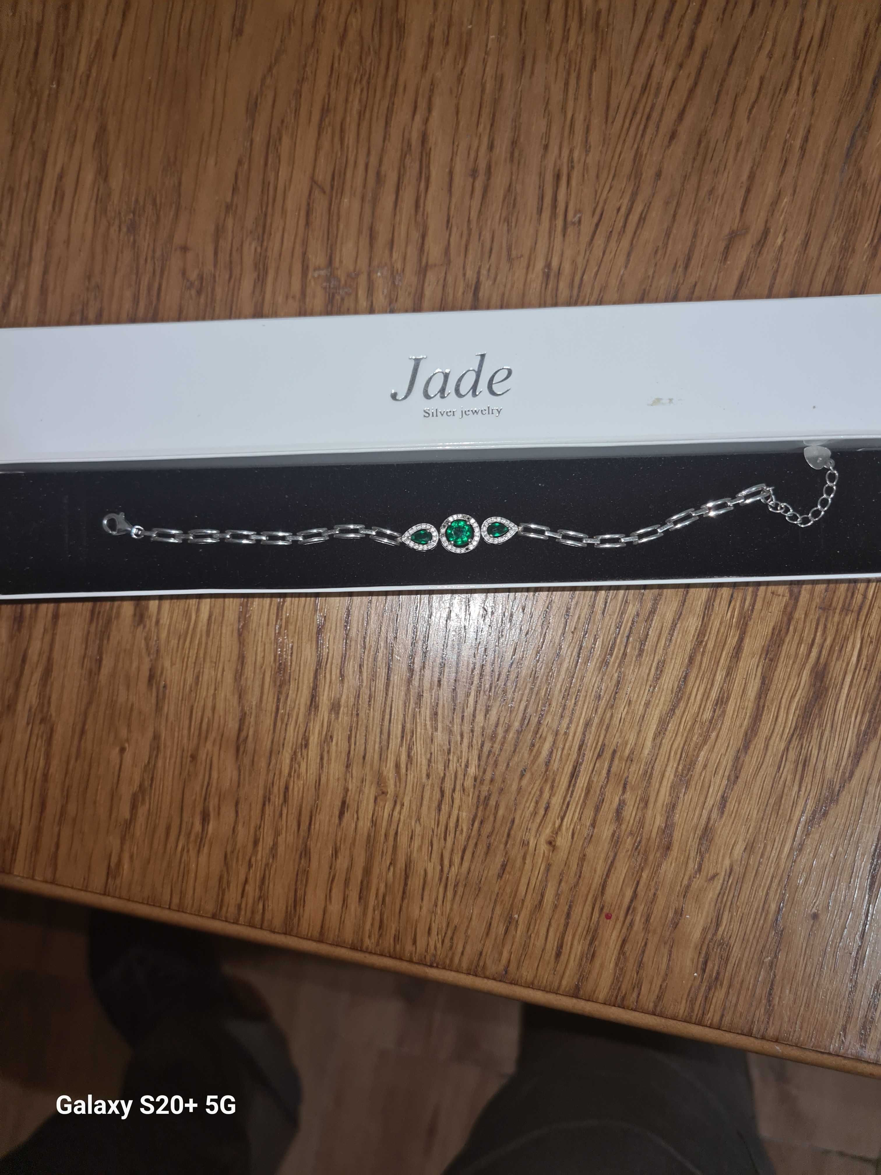 Bratara Jade Silver