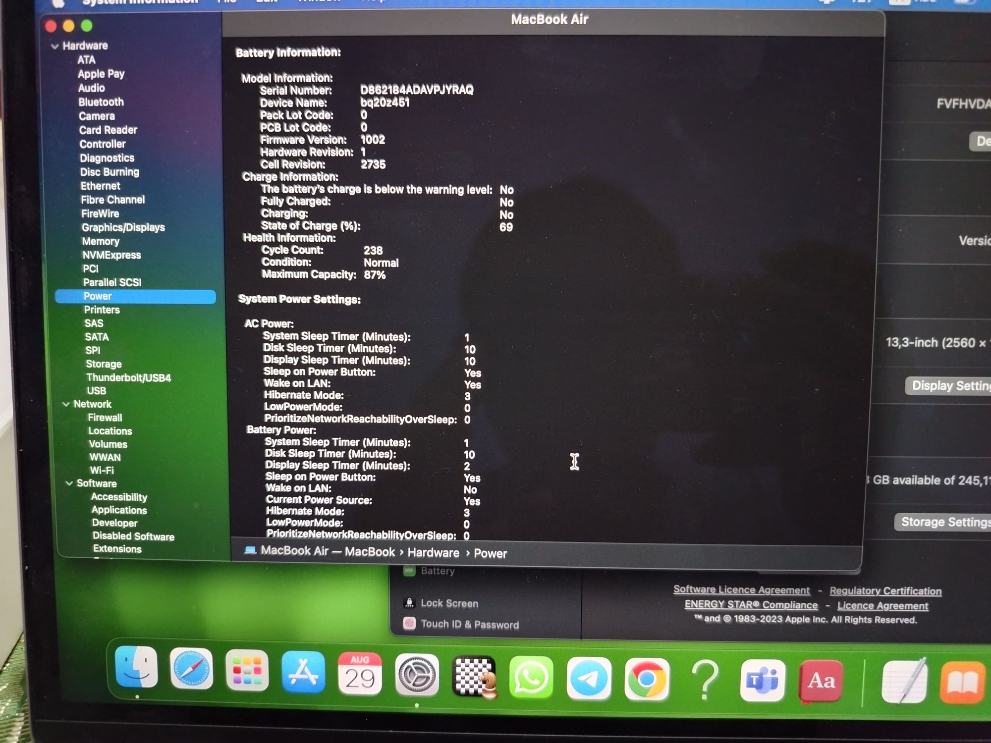 Makbook Air M1  2020