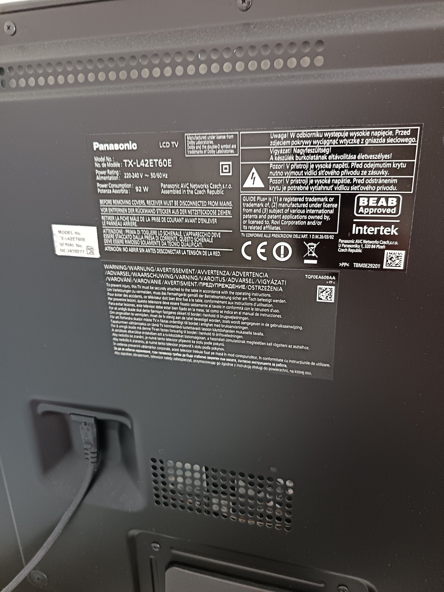 Продавам телевизор Panasonic 50инча