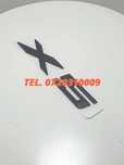 Emblema Sticker 3d Abs Hayon Bmw X5 Negru Mat