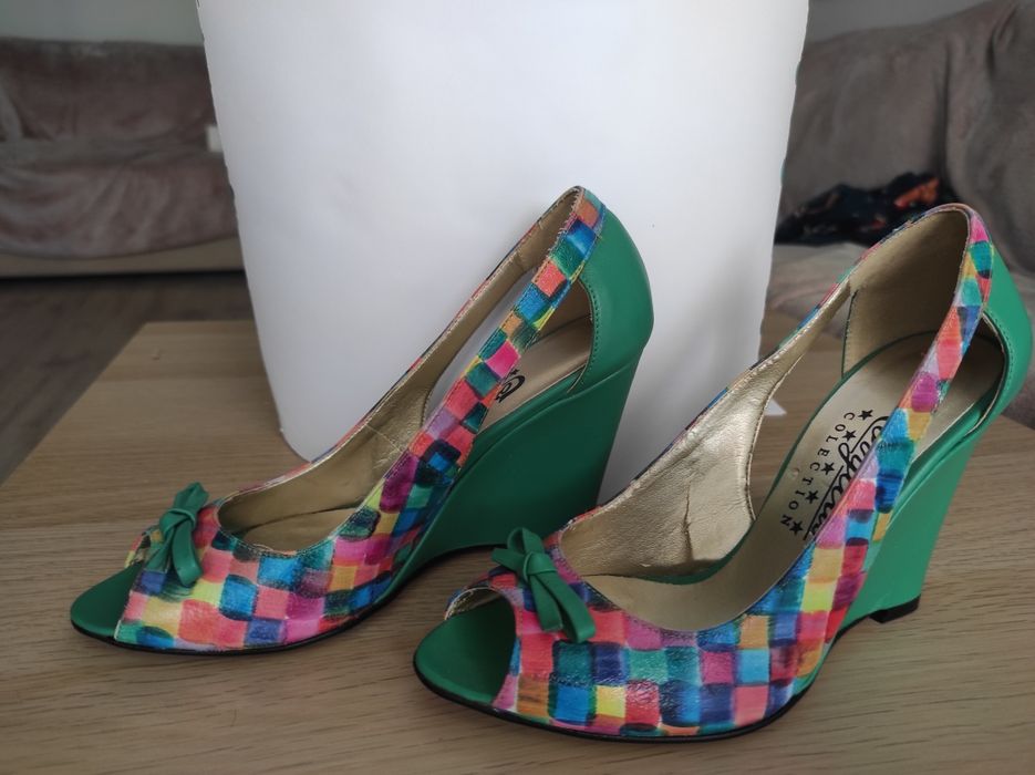 Pantofi sandale piele naturala, măr. 36 Coryllus