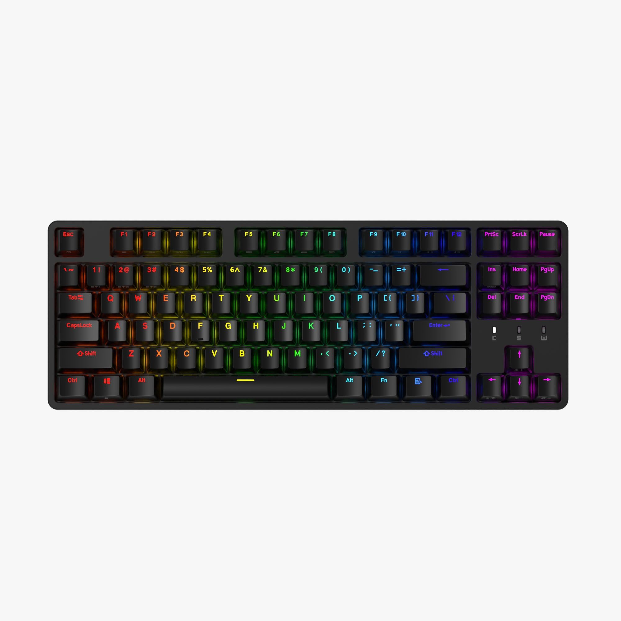 Durgod Cavalry 87w клавиатура (игровая) с RGB подсветкой