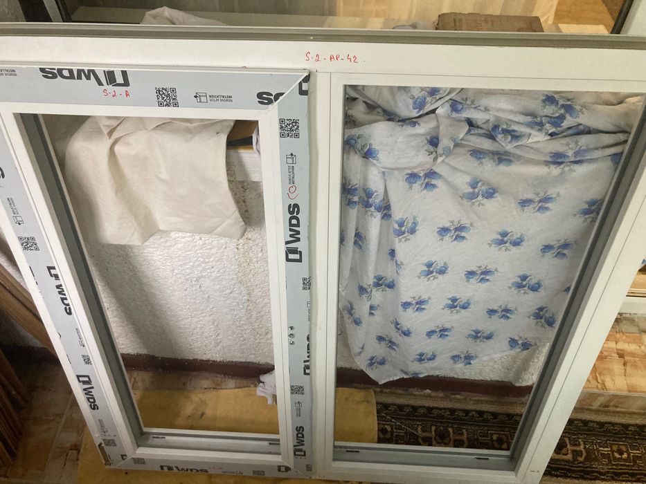 Geam PVC termopan, tripan, WDS, pervaz interior inclus