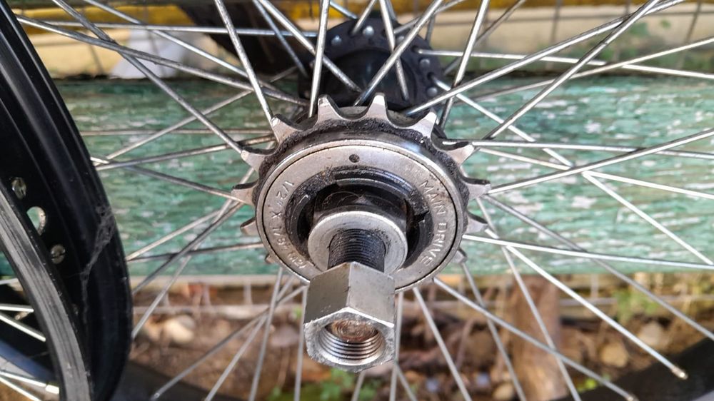 Set roti bicicleta bmx 20 inchi